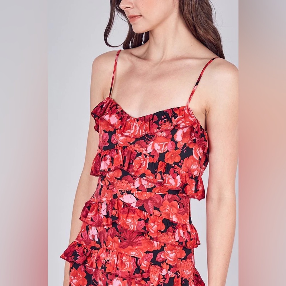 Y&L Boutique Sleeveless Floral Mini Dress